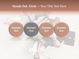 Confident Partnership Businessteam PowerPoint Template