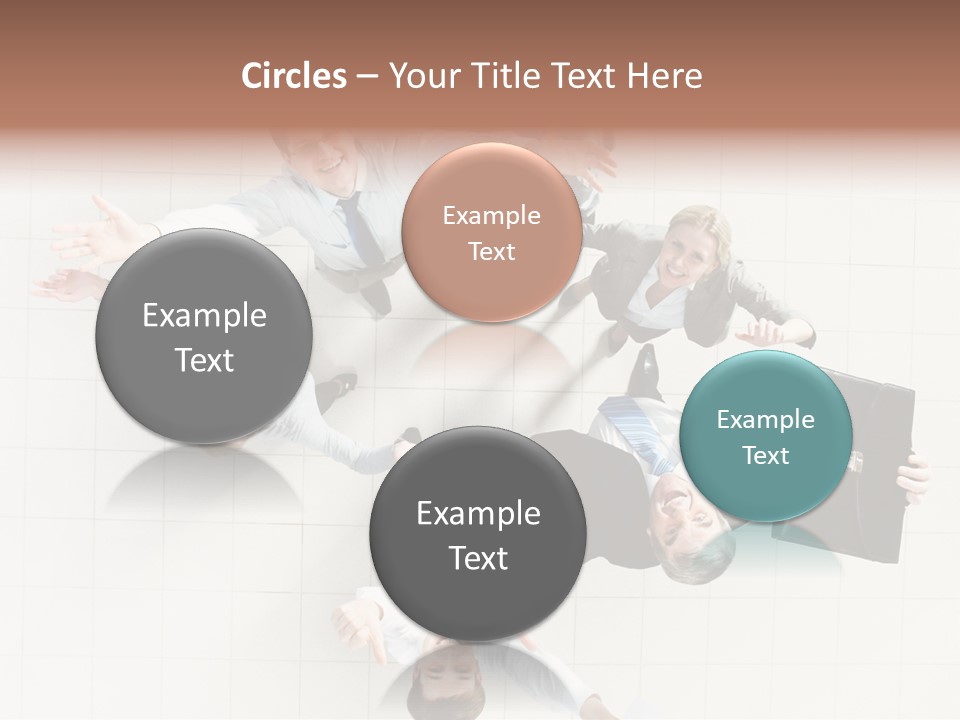 Confident Partnership Businessteam PowerPoint Template