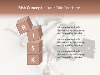 Confident Partnership Businessteam PowerPoint Template