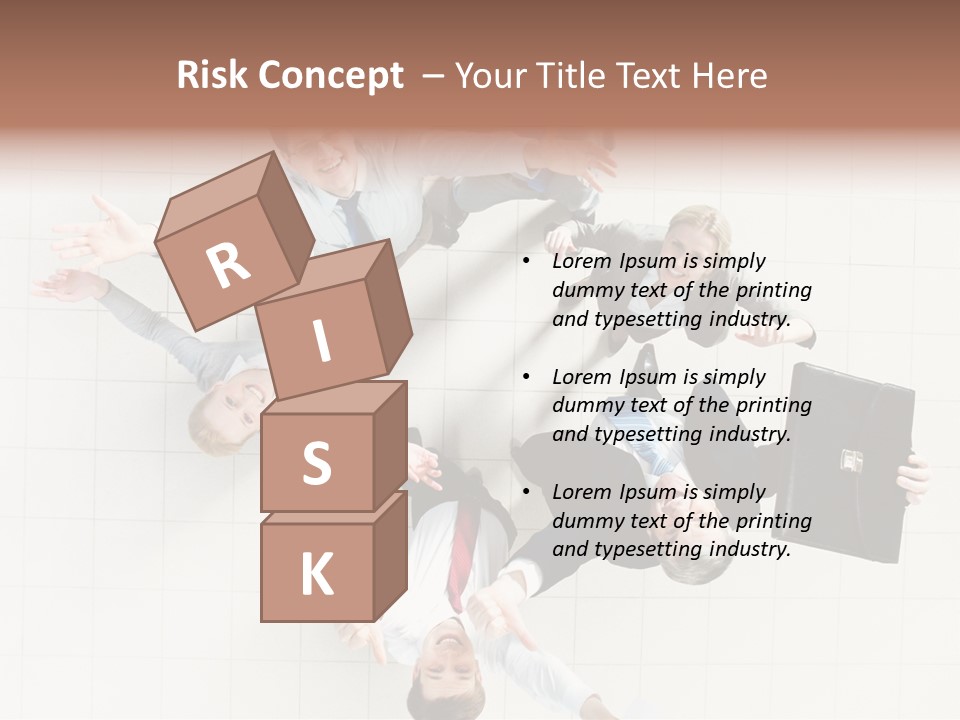 Confident Partnership Businessteam PowerPoint Template
