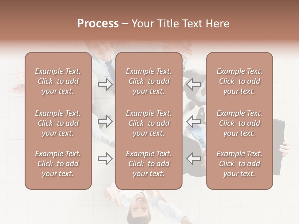 Confident Partnership Businessteam PowerPoint Template