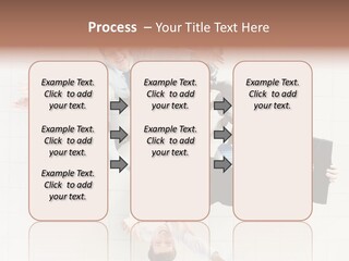 Confident Partnership Businessteam PowerPoint Template