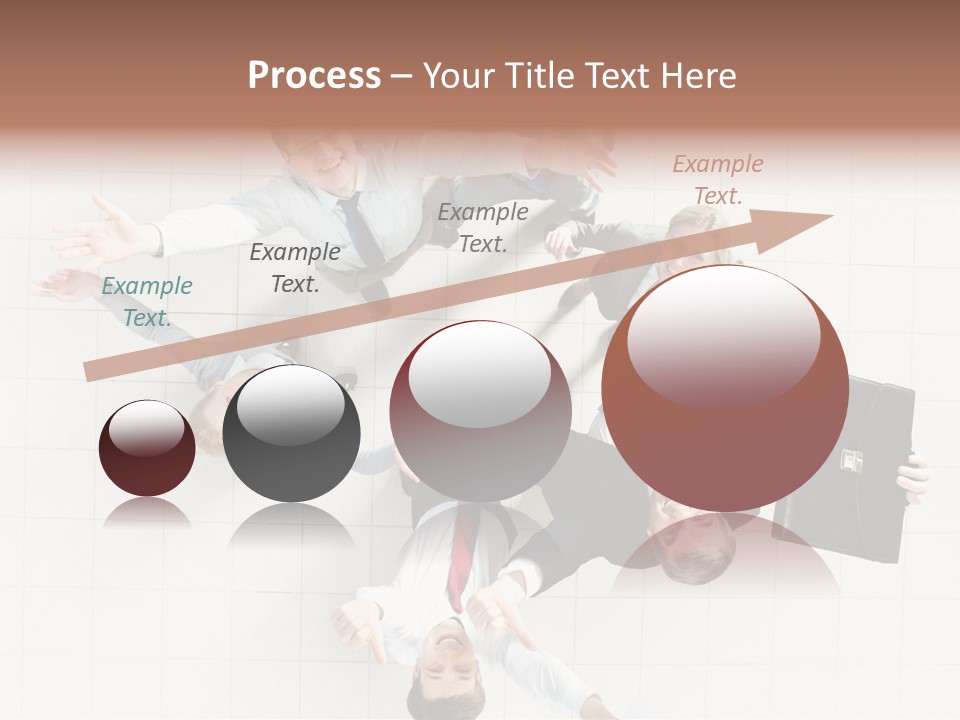 Confident Partnership Businessteam PowerPoint Template