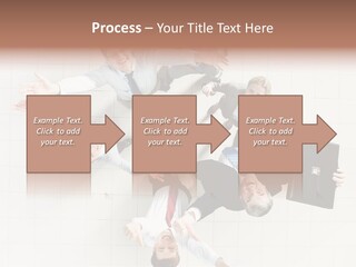 Confident Partnership Businessteam PowerPoint Template