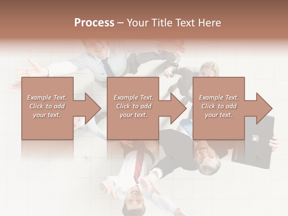 Confident Partnership Businessteam PowerPoint Template