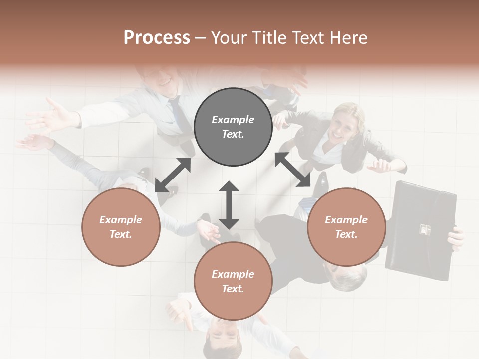 Confident Partnership Businessteam PowerPoint Template