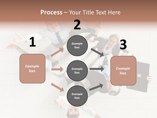 Confident Partnership Businessteam PowerPoint Template