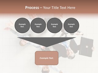 Confident Partnership Businessteam PowerPoint Template