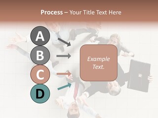 Confident Partnership Businessteam PowerPoint Template