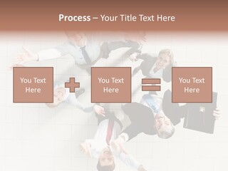 Confident Partnership Businessteam PowerPoint Template
