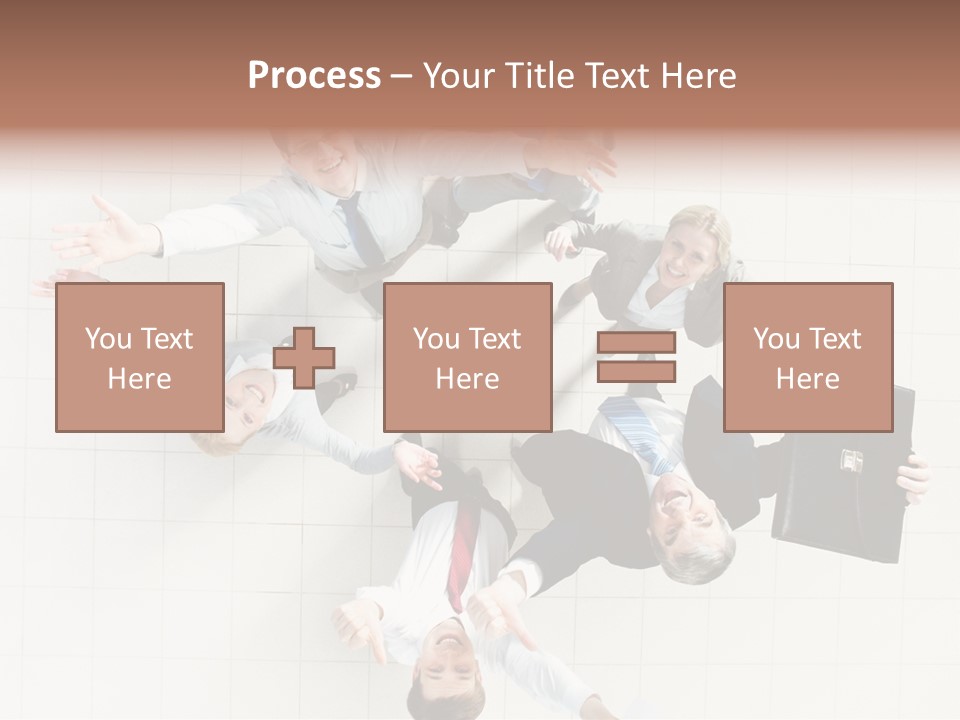 Confident Partnership Businessteam PowerPoint Template