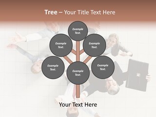 Confident Partnership Businessteam PowerPoint Template