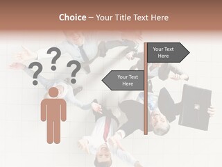 Confident Partnership Businessteam PowerPoint Template