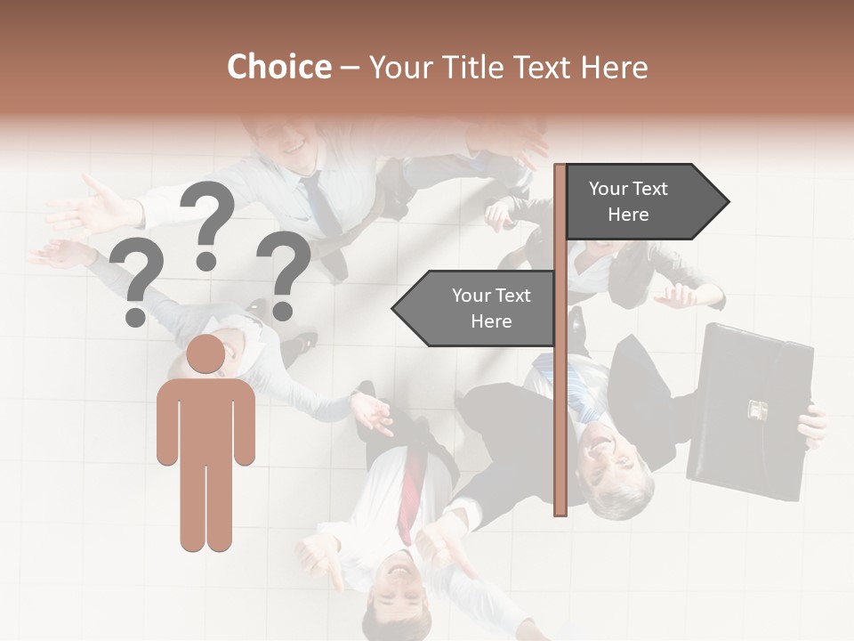 Confident Partnership Businessteam PowerPoint Template