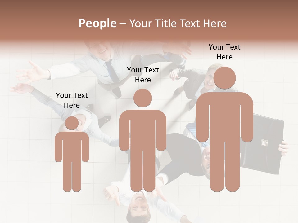 Confident Partnership Businessteam PowerPoint Template