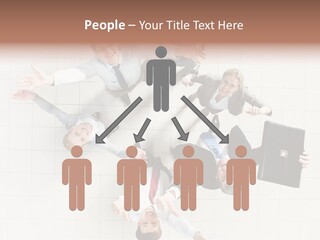 Confident Partnership Businessteam PowerPoint Template