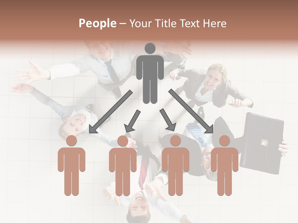 Confident Partnership Businessteam PowerPoint Template