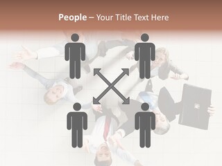 Confident Partnership Businessteam PowerPoint Template