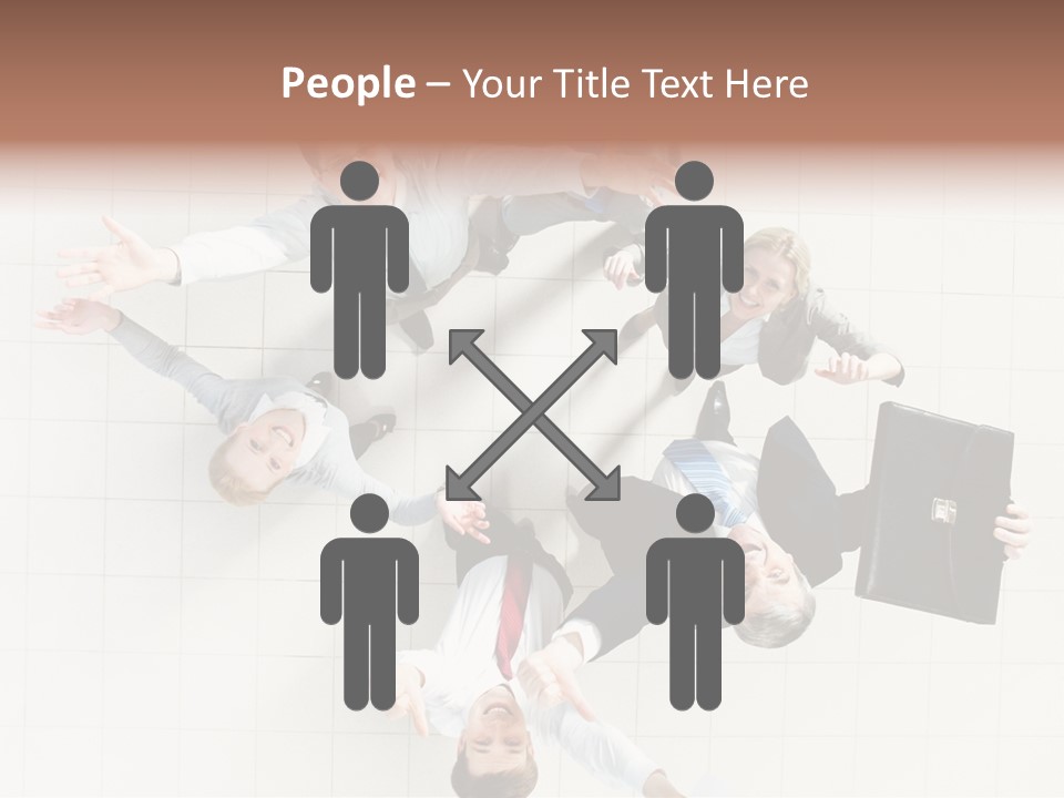 Confident Partnership Businessteam PowerPoint Template