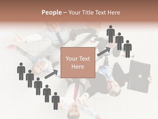 Confident Partnership Businessteam PowerPoint Template