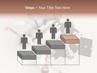 Confident Partnership Businessteam PowerPoint Template