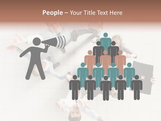 Confident Partnership Businessteam PowerPoint Template