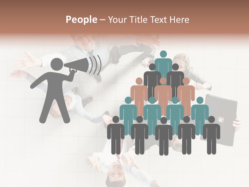 Confident Partnership Businessteam PowerPoint Template