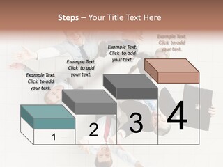 Confident Partnership Businessteam PowerPoint Template