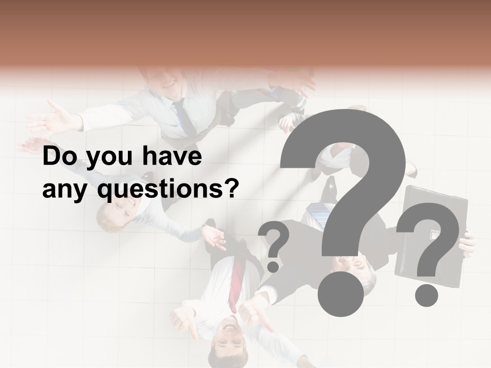 Confident Partnership Businessteam PowerPoint Template