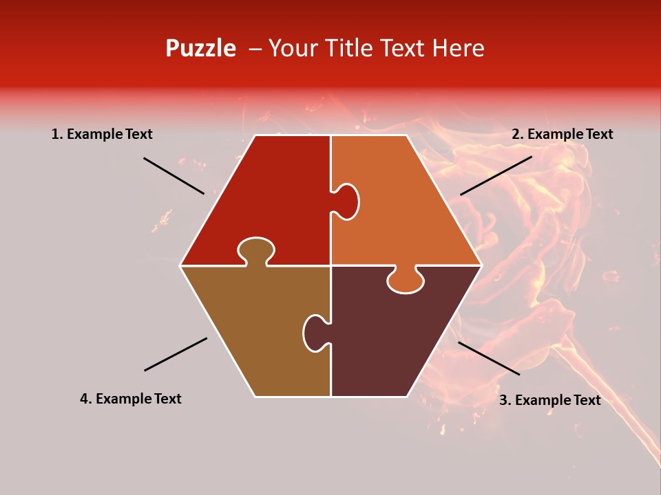 Black Shape Idyllic PowerPoint Template