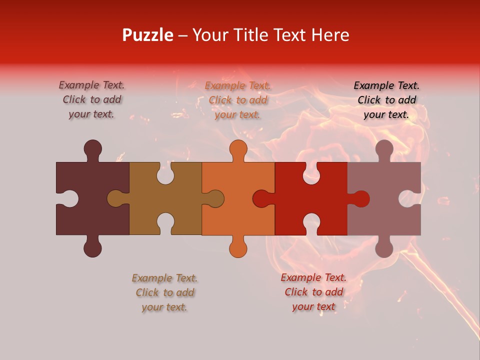 Black Shape Idyllic PowerPoint Template