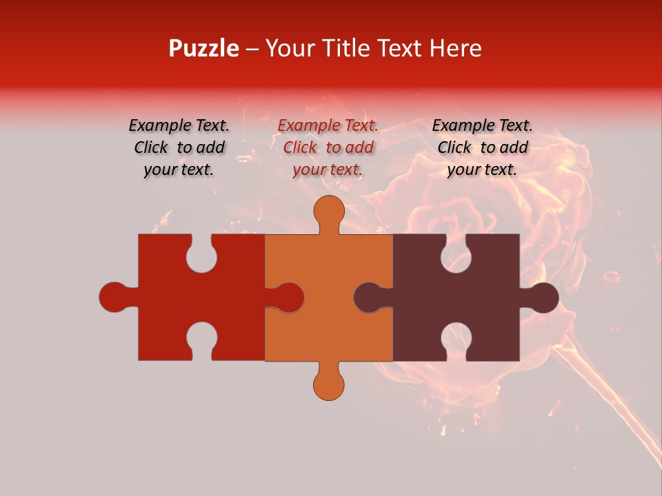 Black Shape Idyllic PowerPoint Template