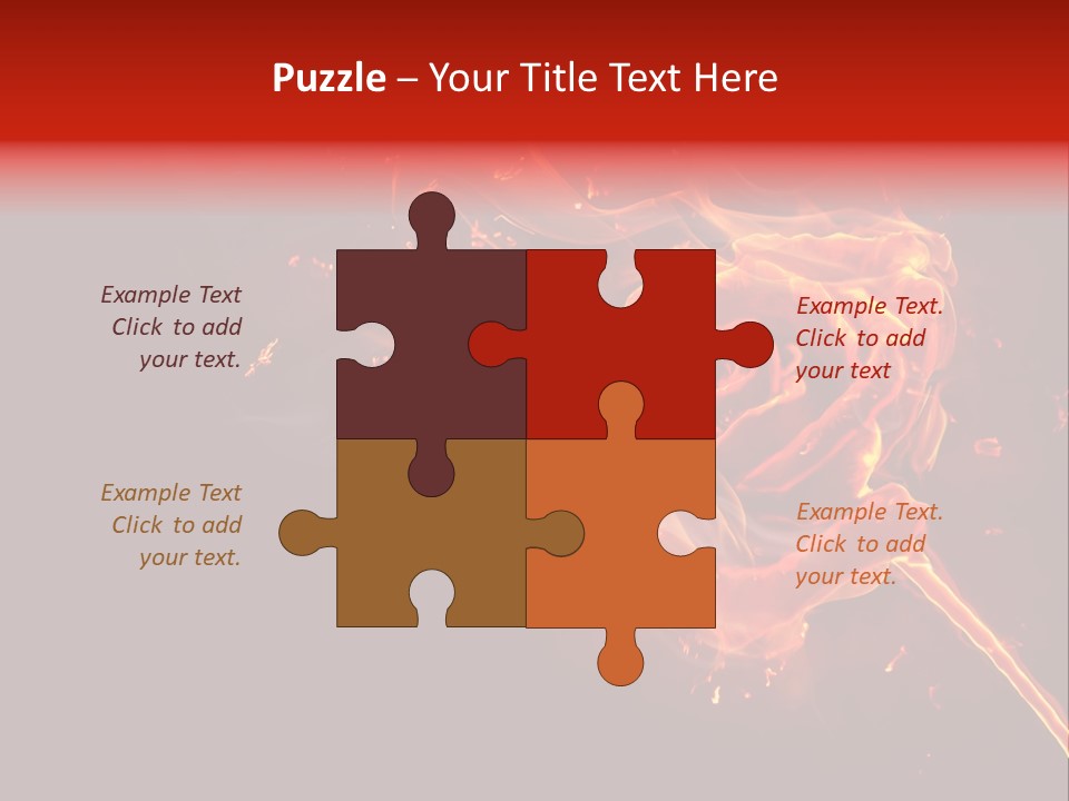 Black Shape Idyllic PowerPoint Template