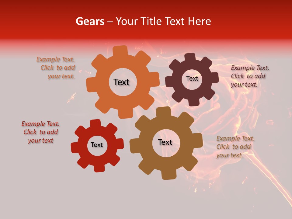 Black Shape Idyllic PowerPoint Template