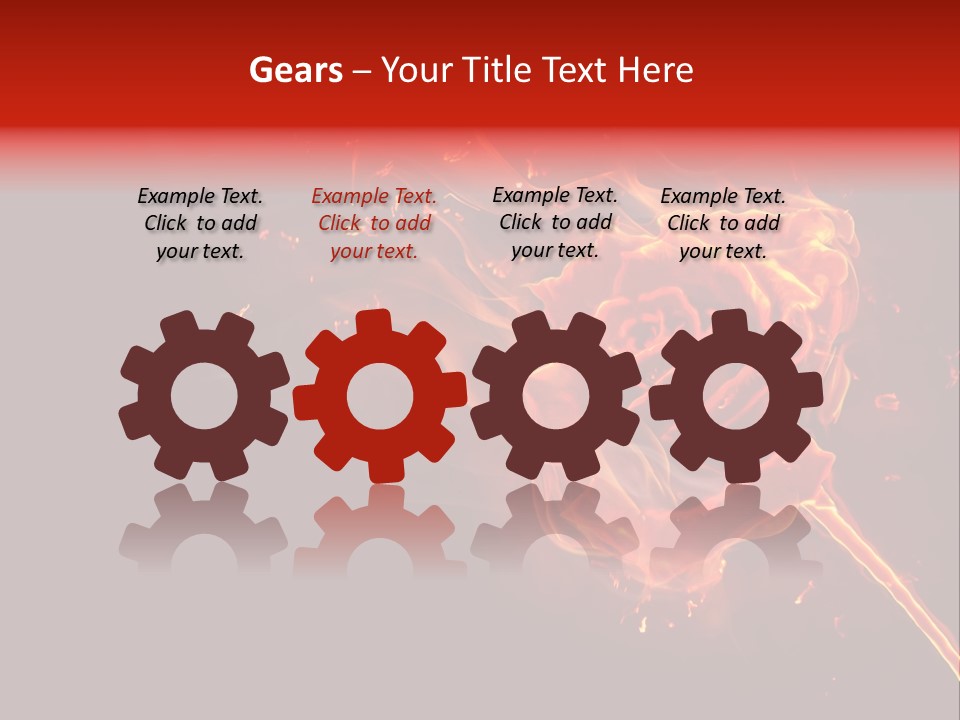 Black Shape Idyllic PowerPoint Template