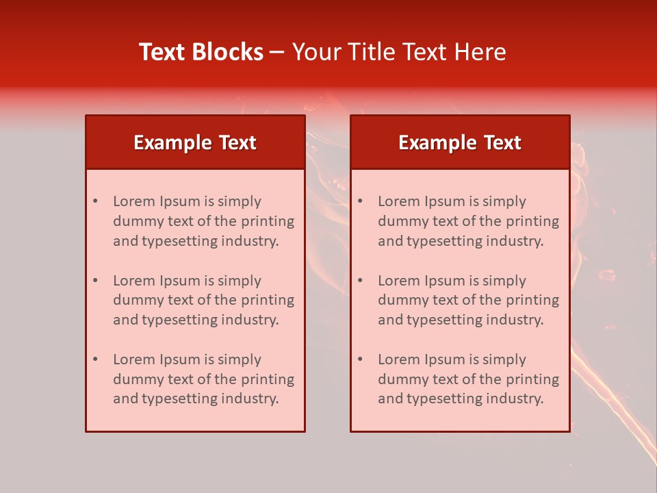 Black Shape Idyllic PowerPoint Template
