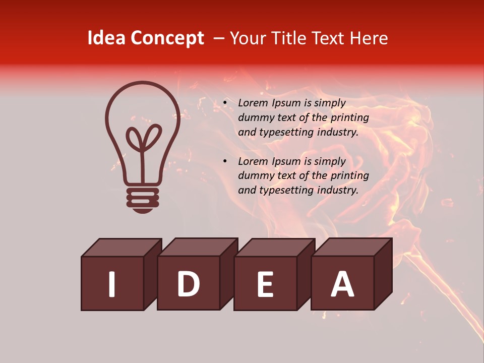 Black Shape Idyllic PowerPoint Template