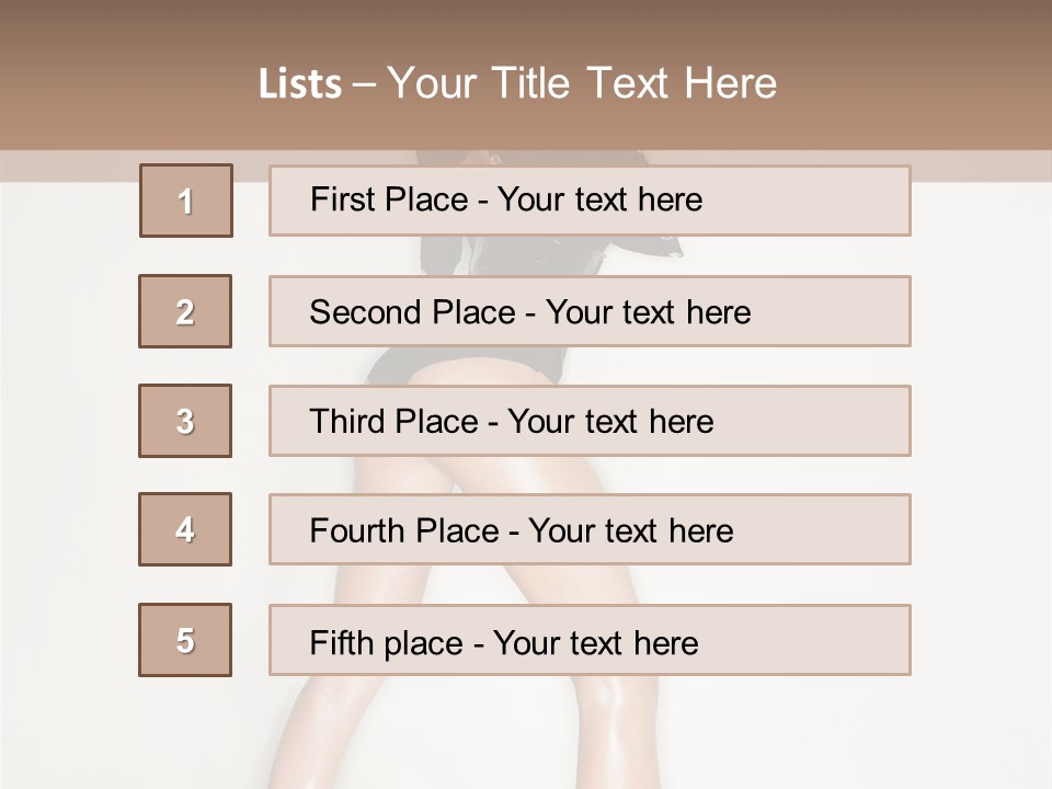 Sensuality Lifestyle Erotic PowerPoint Template