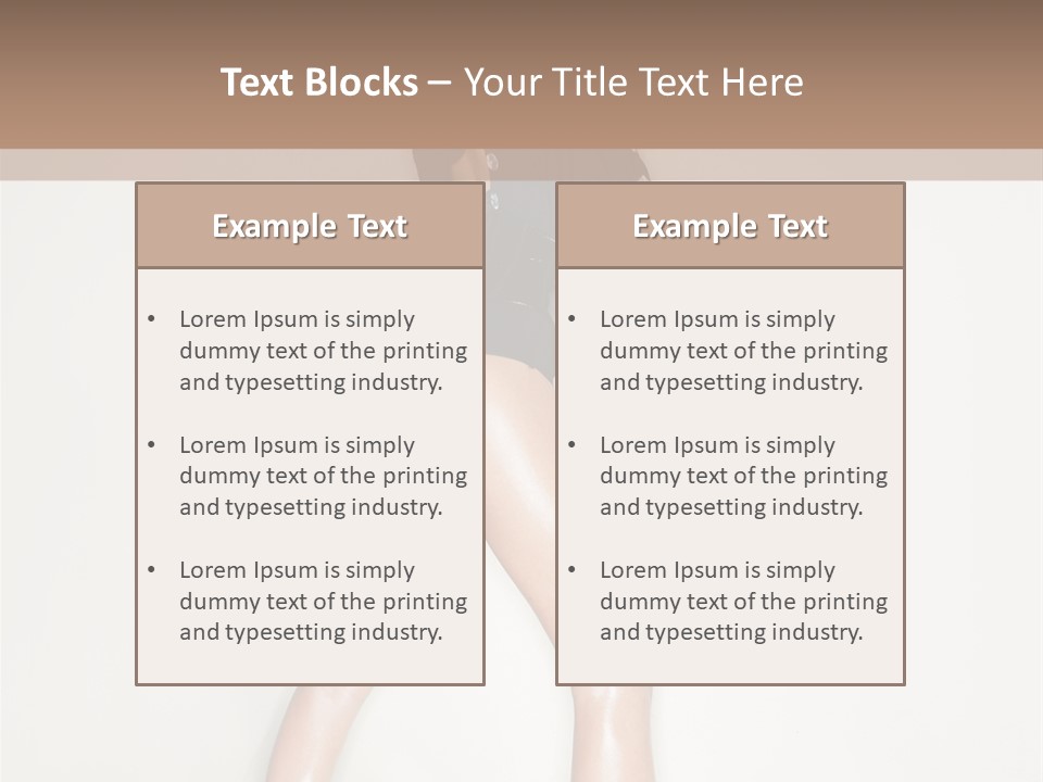Sensuality Lifestyle Erotic PowerPoint Template