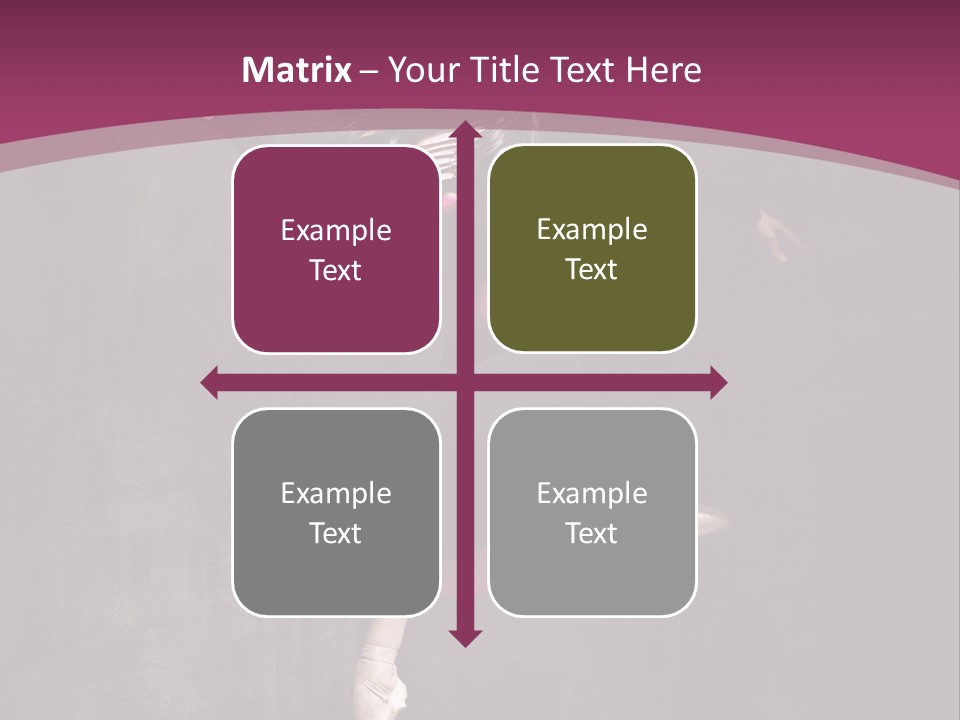 Fitness Elegance Girl PowerPoint Template