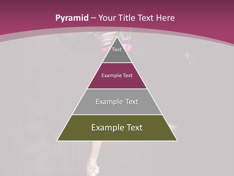 Fitness Elegance Girl PowerPoint Template