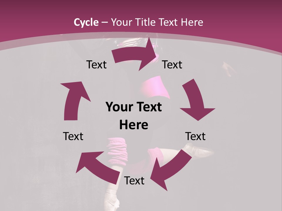 Fitness Elegance Girl PowerPoint Template