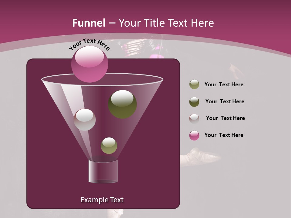 Fitness Elegance Girl PowerPoint Template