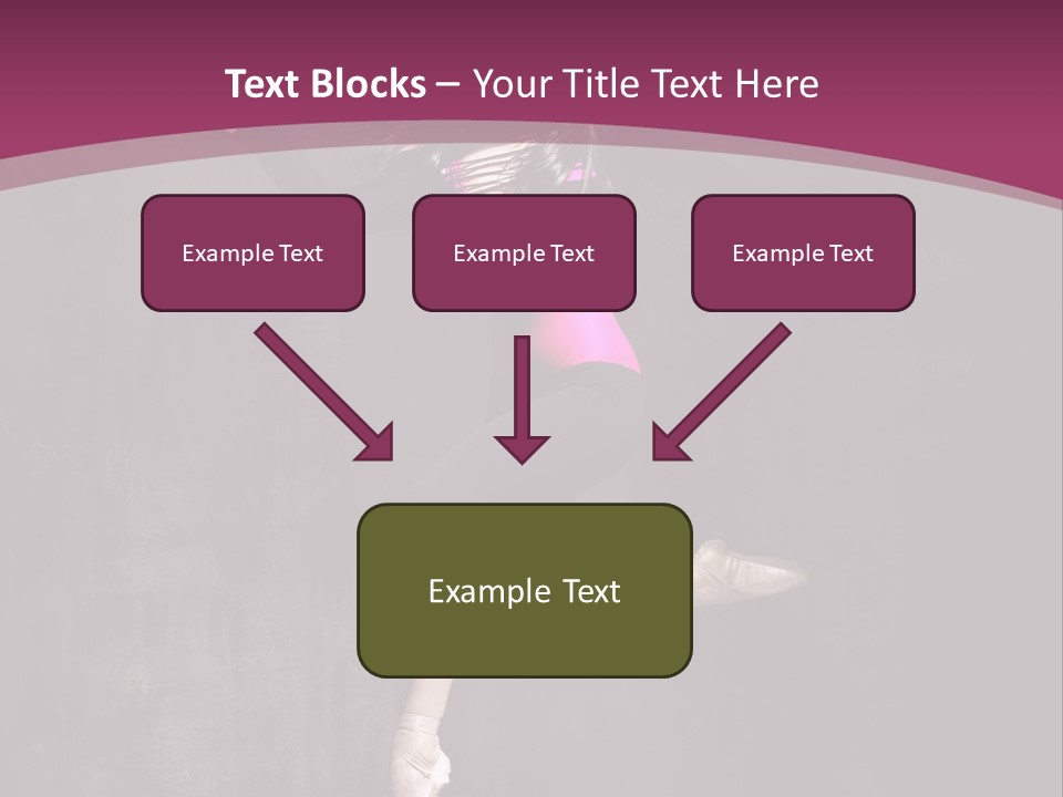 Fitness Elegance Girl PowerPoint Template