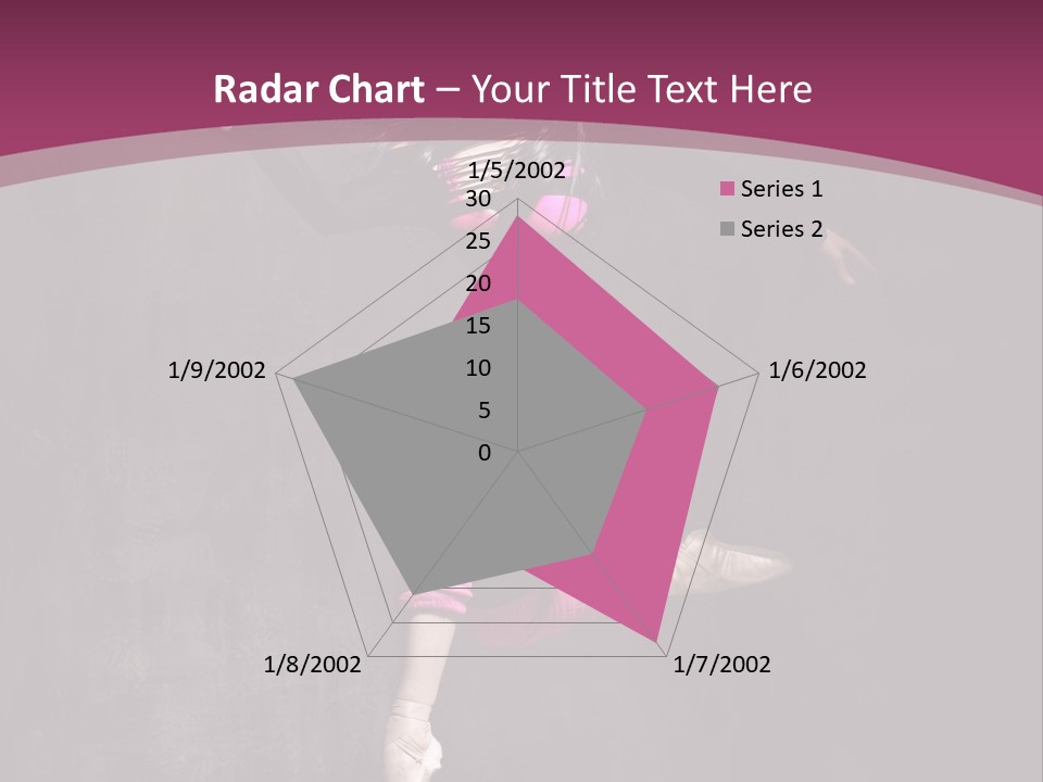 Fitness Elegance Girl PowerPoint Template