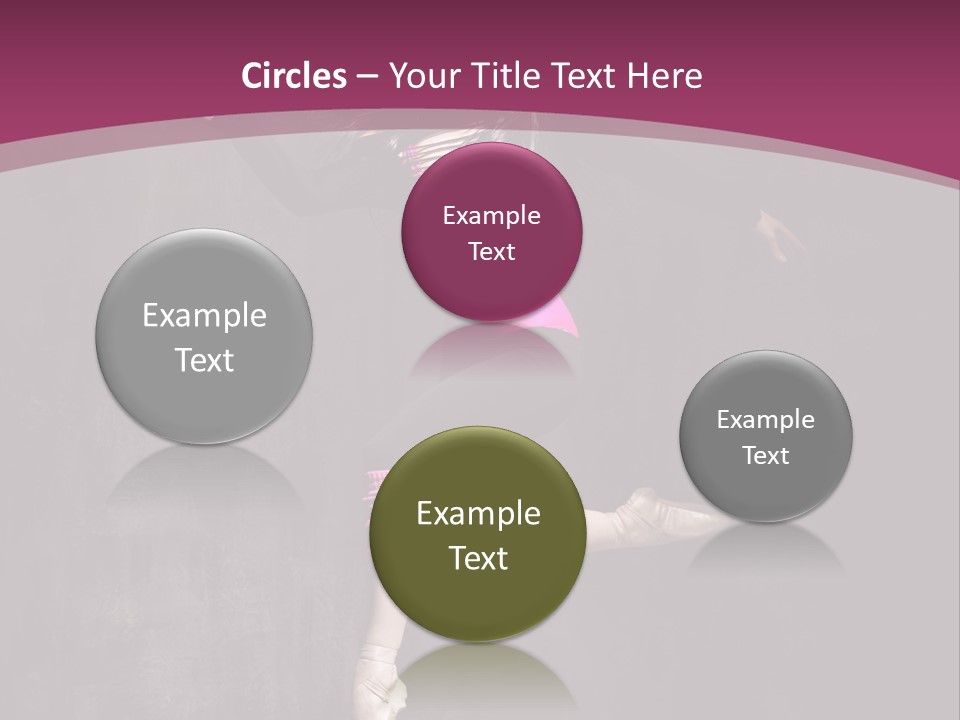 Fitness Elegance Girl PowerPoint Template