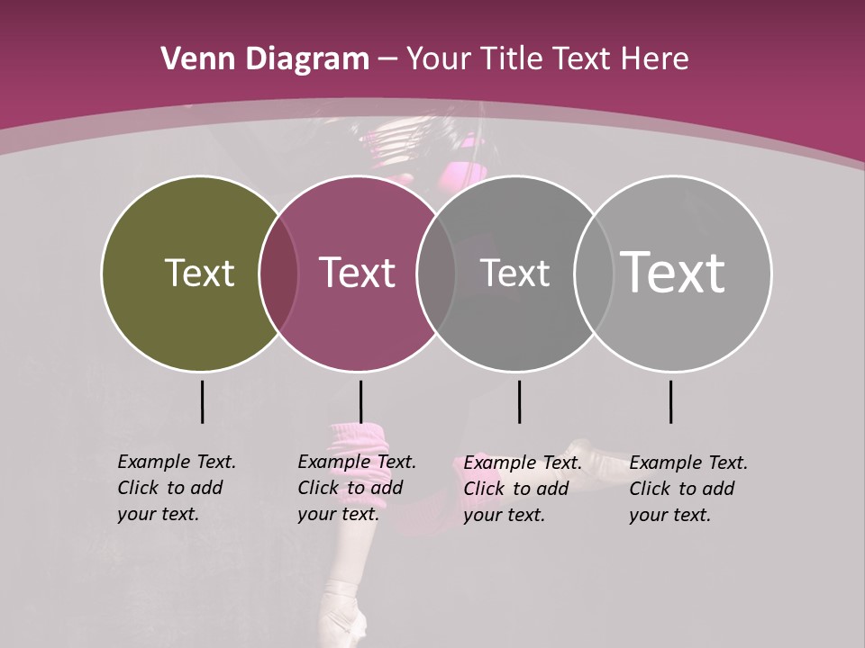 Fitness Elegance Girl PowerPoint Template