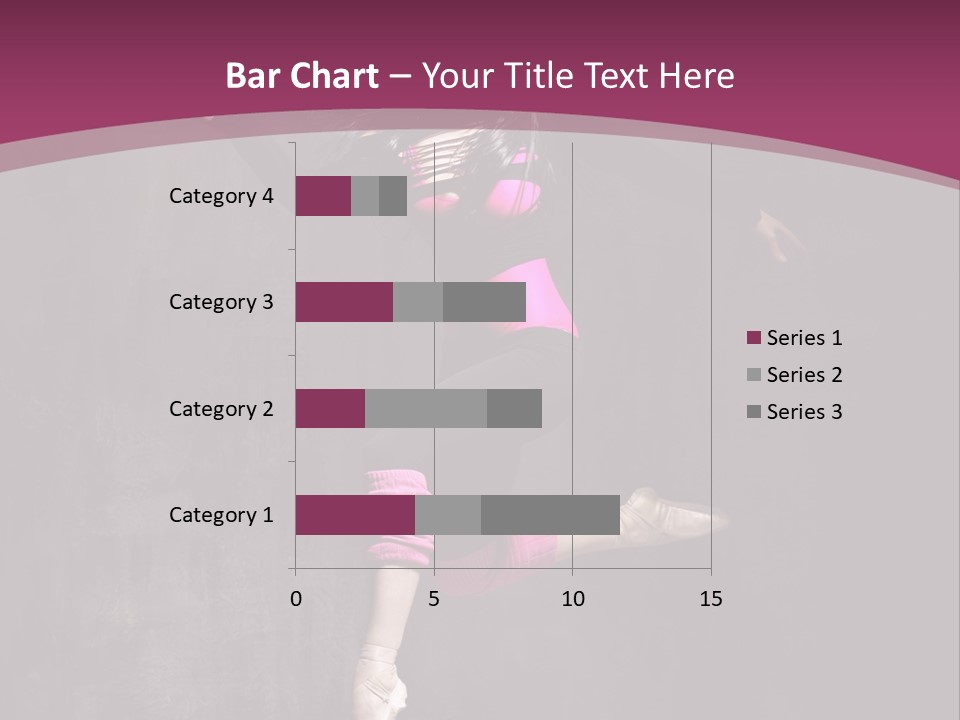 Fitness Elegance Girl PowerPoint Template