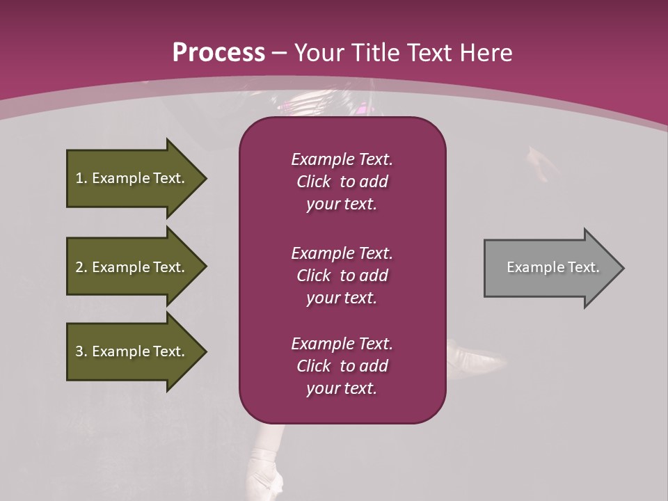 Fitness Elegance Girl PowerPoint Template