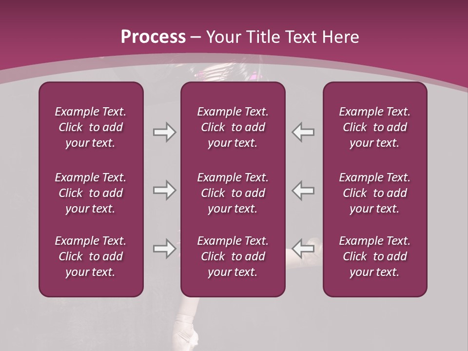 Fitness Elegance Girl PowerPoint Template